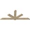 Ekena Millwork Kennewick Rough Sawn Timber Gable Bracket, Douglas Fir, 84"W x 35"H x 2"D x 6"F, 10/12 Pitch GBW084X35X0206KEN00RDF - alternate 3